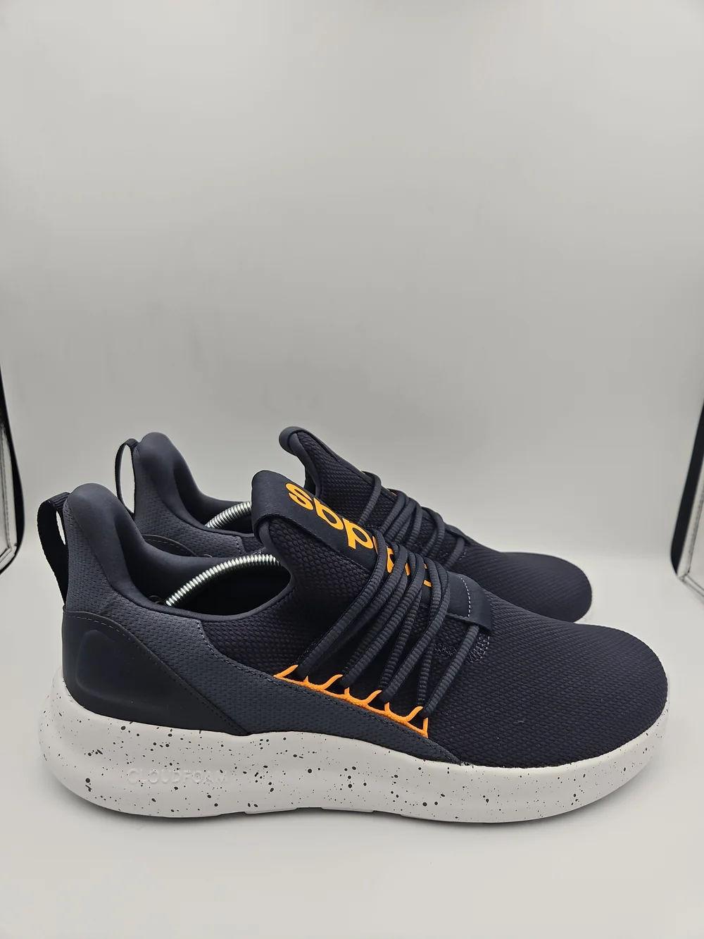Adidas Men’s Navy Athletic Swim-Inspired Sneakers